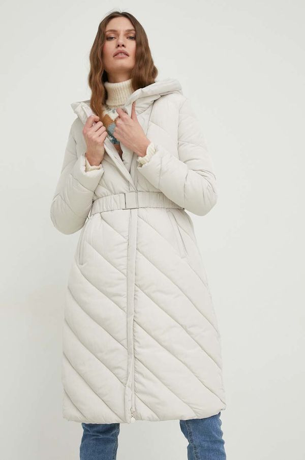 Answear Lab jakna Answear Lab za žene, boja: bež, za zimu