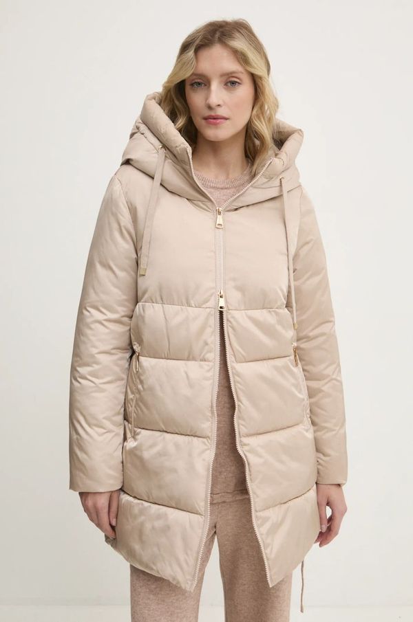 Answear Lab Jakna Answear Lab za žene, boja: bež, za zimu