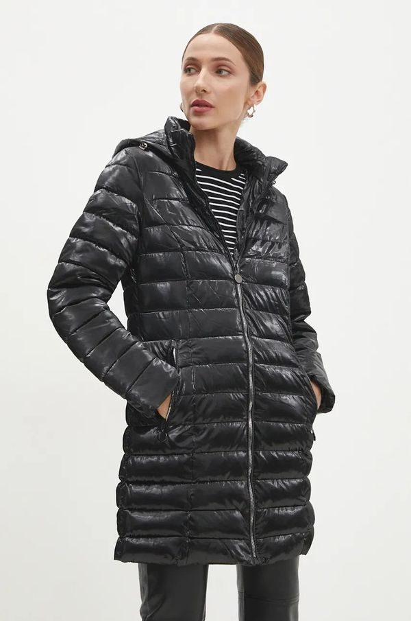 Answear Lab Jakna Answear Lab za žene, boja: crna, za prijelazno razdoblje