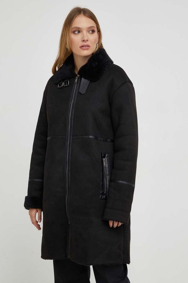 Answear Lab Jakna Answear Lab za žene, boja: crna, za prijelazno razdoblje