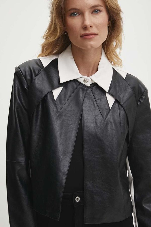 Answear Lab Jakna Answear Lab za žene, boja: crna, za prijelazno razdoblje