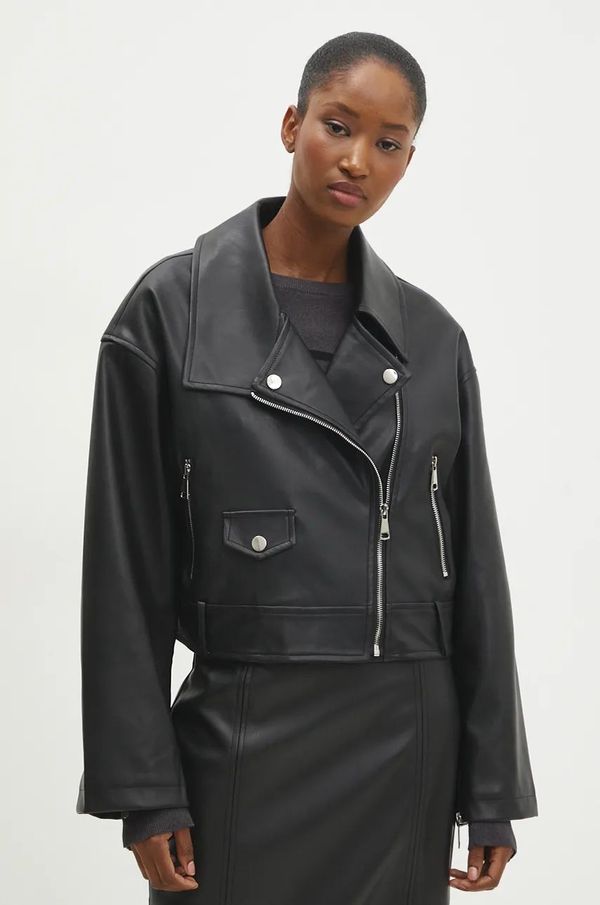 Answear Lab Jakna Answear Lab za žene, boja: crna, za prijelazno razdoblje