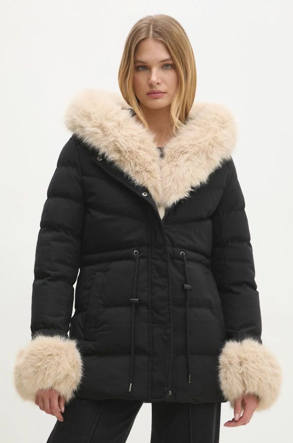 Answear Lab Jakna Answear Lab za žene, boja: crna, za zimu