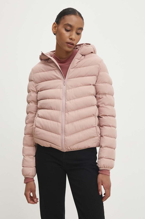 Answear Lab Jakna Answear Lab za žene, boja: ružičasta, za prijelazno razdoblje