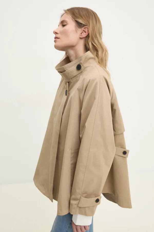 Answear Lab Jakna Answear Lab za žene, boja: smeđa, za prijelazno razdoblje