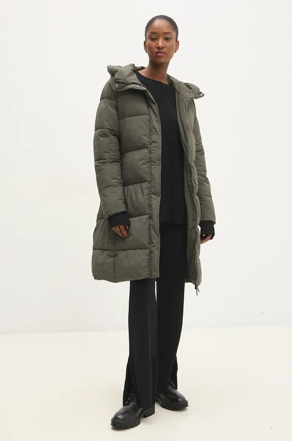 Answear Lab Jakna Answear Lab za žene, boja: zelena, za zimu