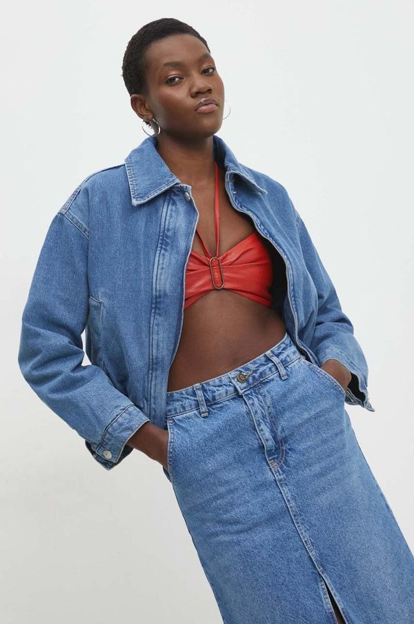 Answear Lab Jakna Answear Lab za žene, za prijelazno razdoblje, oversize