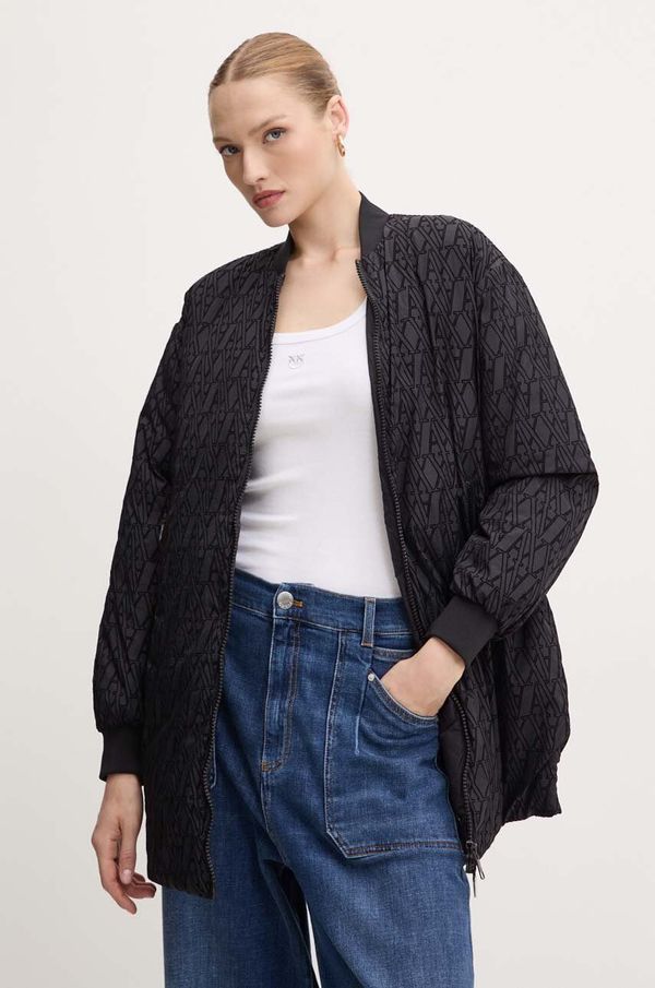 Armani Exchange Jakna Armani Exchange za žene, boja: crna, za zimu, oversize, 6DYK07 YN2UZ
