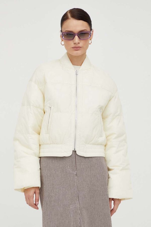 BA&SH Jakna BA&SH za žene, boja: bež, za prijelazno razdoblje