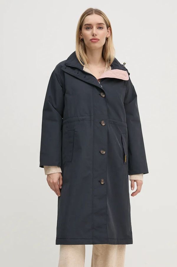 Barbour Jakna Barbour Iris Waterproof Jacket za žene, boja: tamno plava, za prijelazno razdoblje, oversize, LWB0902
