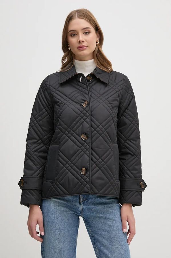 Barbour Jakna Barbour Walton Quilt za žene, boja: crna, za prijelazno razdoblje, LQU1753