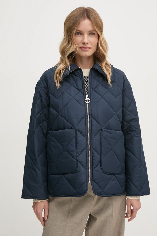 Barbour Jakna Barbour za žene, boja: tamno plava, za prijelazno razdoblje, oversize, LQU1799NY51