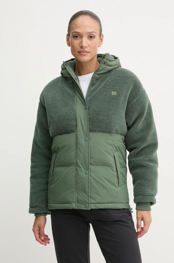 Billabong Jakna Billabong Love Trip za žene, boja: zelena, za zimu, EBJJK00150