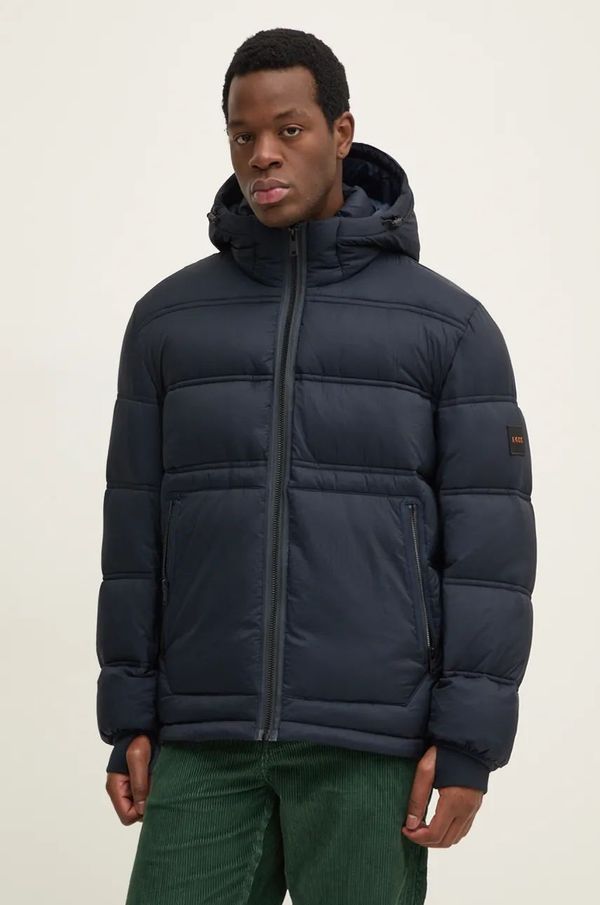 Boss Orange Jakna Boss Orange za muškarce, boja: tamno plava, za zimu, 50535994