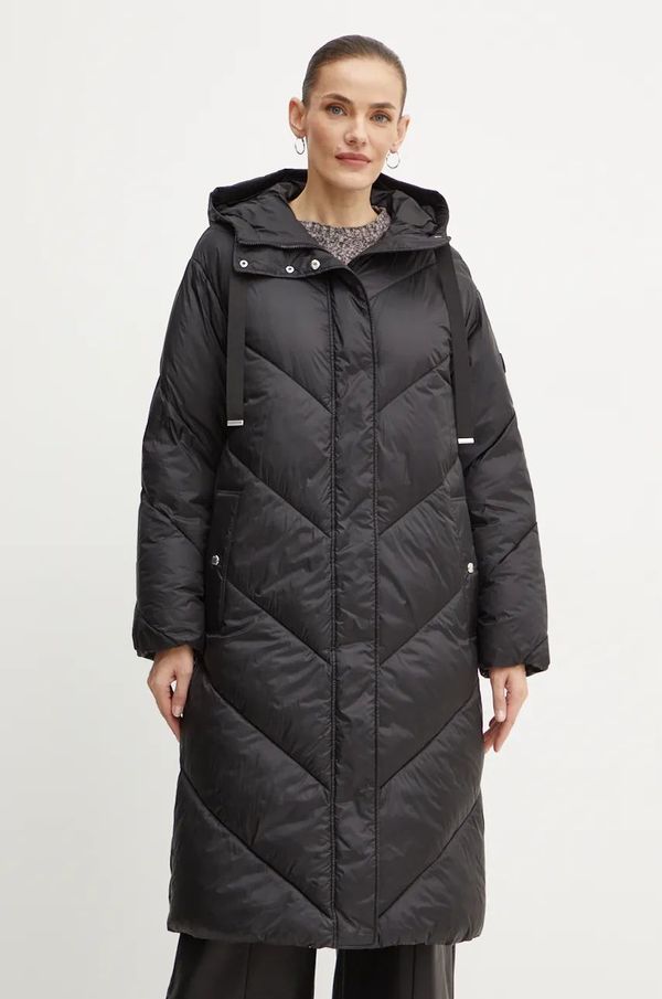 Boss Orange Jakna Boss Orange za žene, boja: crna, za prijelazno razdoblje, oversize, 50524024