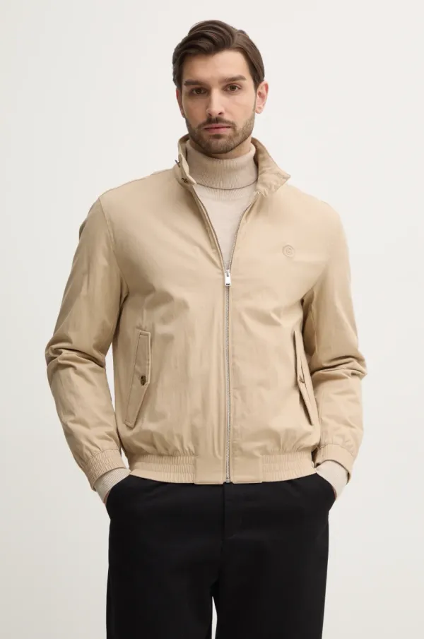 BOSS Jakna BOSS za muškarce, boja: bež, za prijelazno razdoblje, 50531233