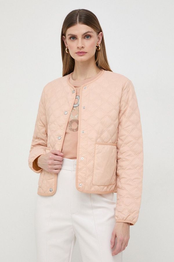 Boss Jakna BOSS za žene, boja: bež, za prijelazno razdoblje, 50515090