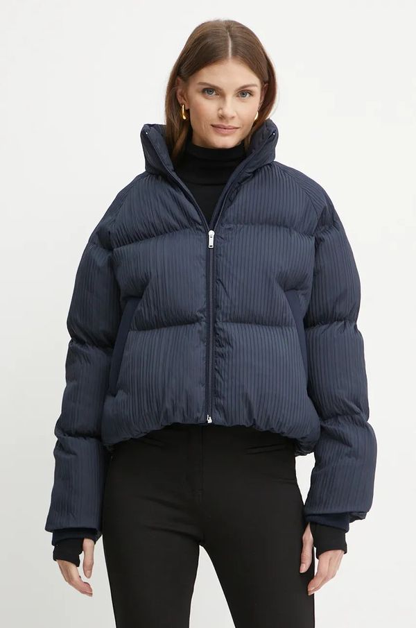 Boss Jakna BOSS za žene, boja: tamno plava, za zimu, oversize, 50524026