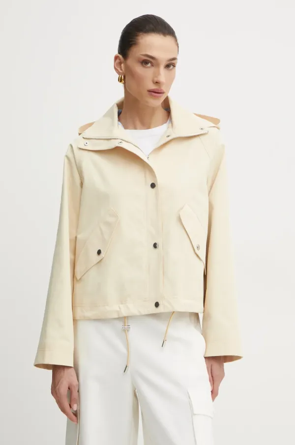 BOSS Jakna BOSS za žene, boja: žuta, za prijelazno razdoblje, 50531879