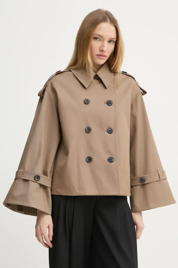 By Malene Birger Jakna By Malene Birger ALISANDRA za žene, boja: smeđa, za prijelazno razdoblje, oversize, Q71493009