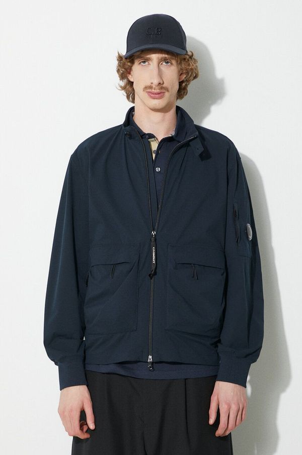 C.P. Company Jakna C.P. Company Pro-Tek Bomber za muškarce, boja: tamno plava, za prijelazno razdoblje, 16CMOW010A004117A