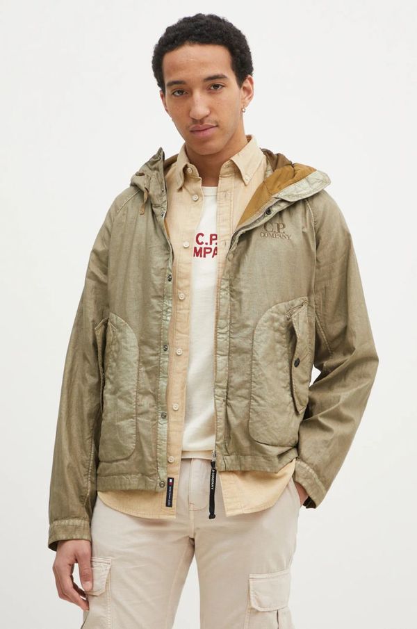 C.P. Company Jakna C.P. Company za muškarce, boja: zelena, za prijelazno razdoblje, oversize, 18CMOW202A006284G