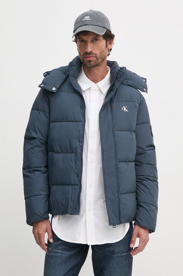 Calvin Klein Jeans Jakna Calvin Klein Jeans za muškarce, boja: tamno plava, za zimu, J30J326104