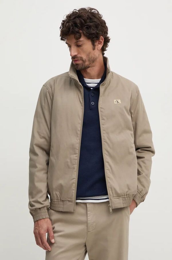 Calvin Klein Jeans Jakna Calvin Klein Jeans za muškarce, boja: zelena, za prijelazno razdoblje, J30J326092