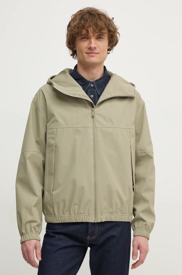 Calvin Klein Jeans Jakna Calvin Klein Jeans za muškarce, boja: zelena, za prijelazno razdoblje, J30J326715