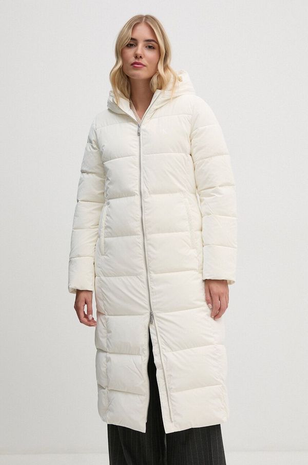 Calvin Klein Jeans Jakna Calvin Klein Jeans za žene, boja: bež, za zimu, J20J224106