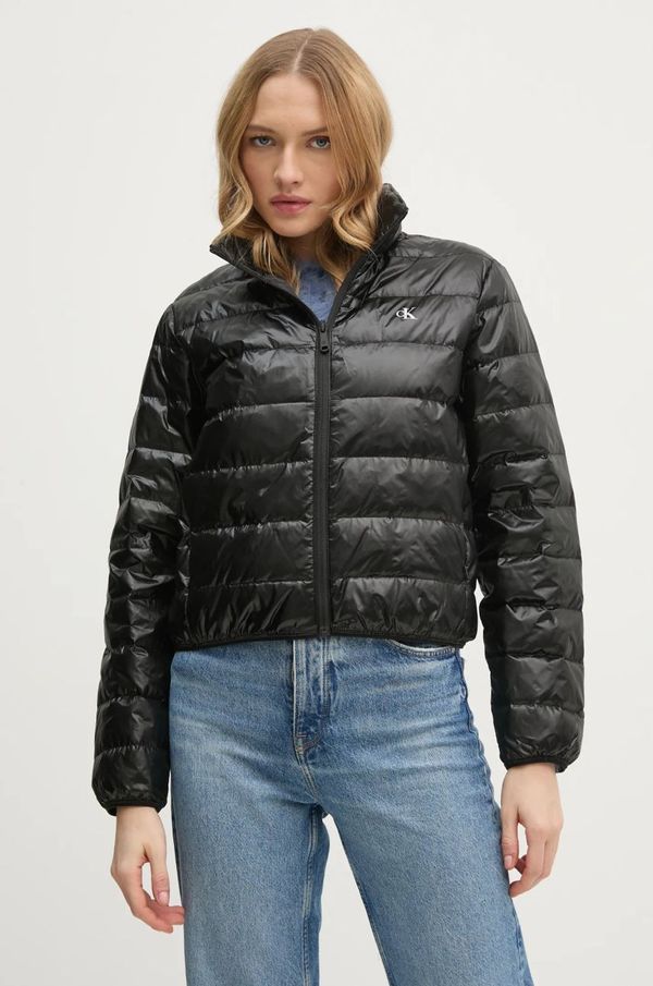 Calvin Klein Jeans Jakna Calvin Klein Jeans za žene, boja: crna, za prijelazno razdoblje, J20J224698