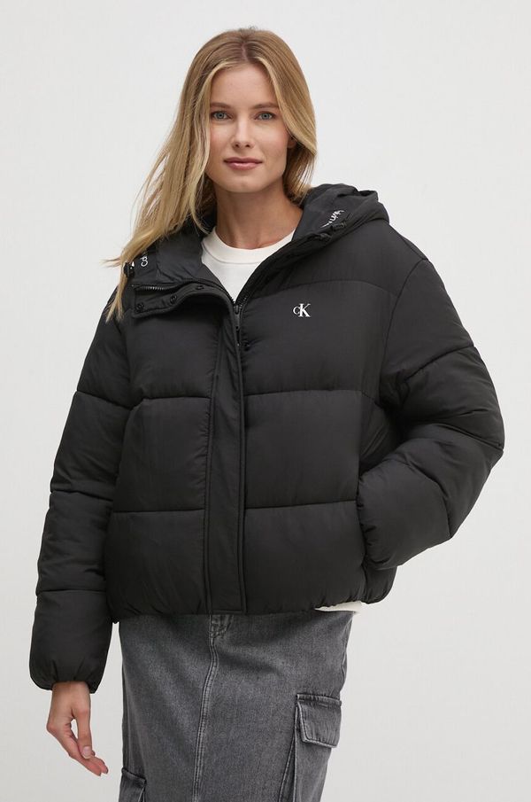 Calvin Klein Jeans Jakna Calvin Klein Jeans za žene, boja: crna, za zimu, J20J224112