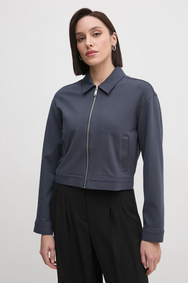 Calvin Klein Jeans Jakna Calvin Klein Jeans za žene, boja: siva, za prijelazno razdoblje, J20J225059