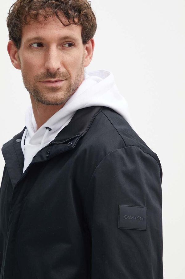 Calvin Klein Jakna Calvin Klein za muškarce, boja: crna, za prijelazno razdoblje, K10K112784