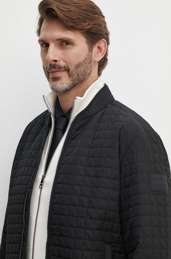 Calvin Klein Jakna Calvin Klein za muškarce, boja: crna, za prijelazno razdoblje, K10K113002