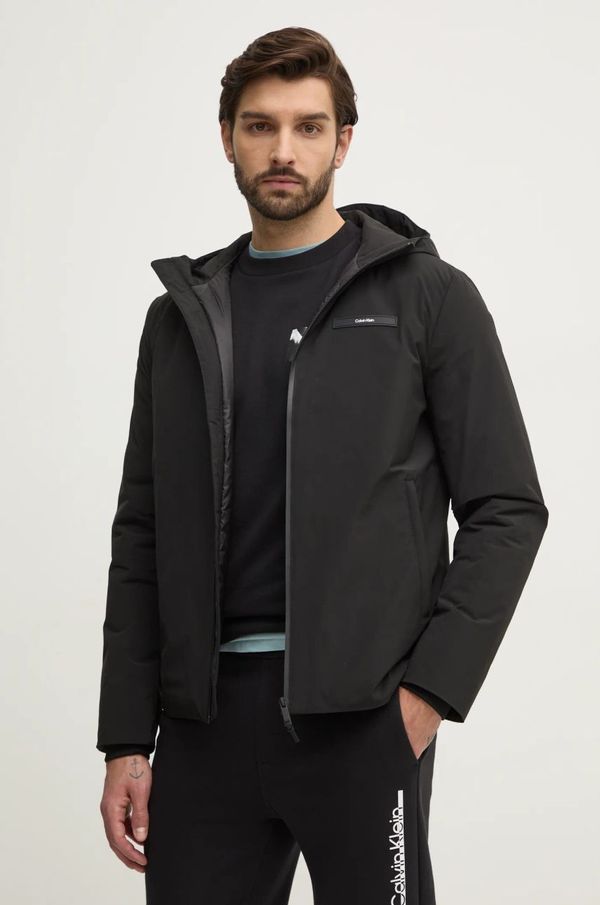 Calvin Klein Jakna Calvin Klein za muškarce, boja: crna, za prijelazno razdoblje, K10K113900