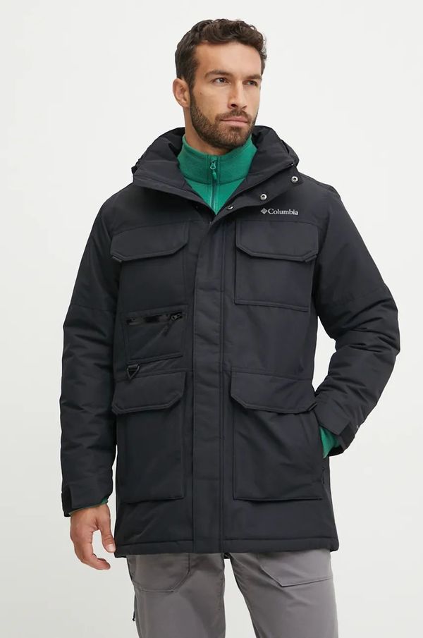Columbia Jakna Columbia Landroamer za muškarce, boja: crna, za zimu, 2088041