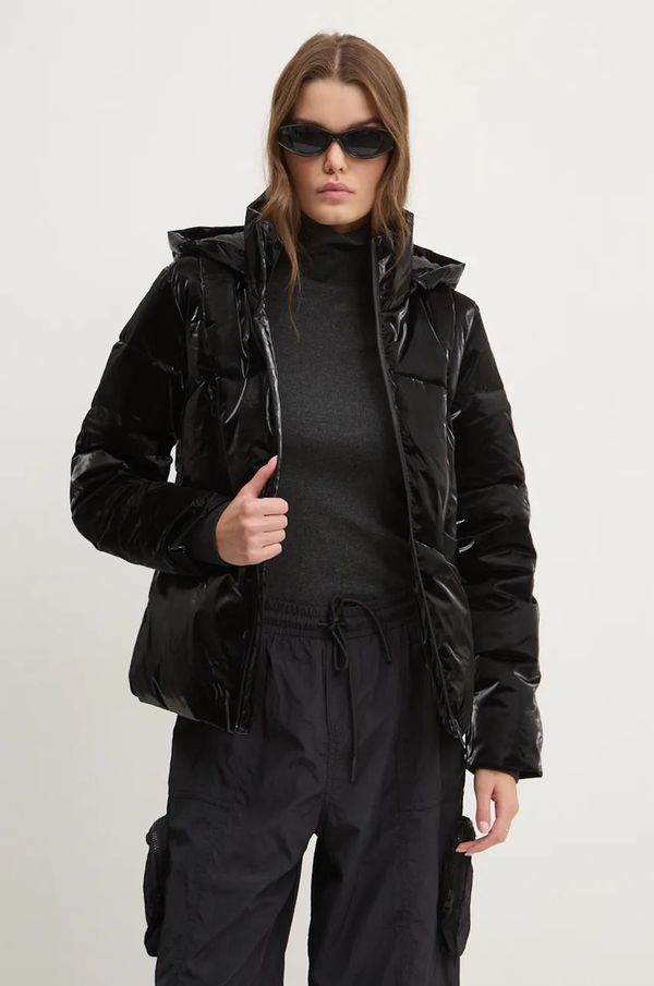 Desigual Jakna Desigual FLAM za žene, boja: crna, za zimu, 24WWEWBP