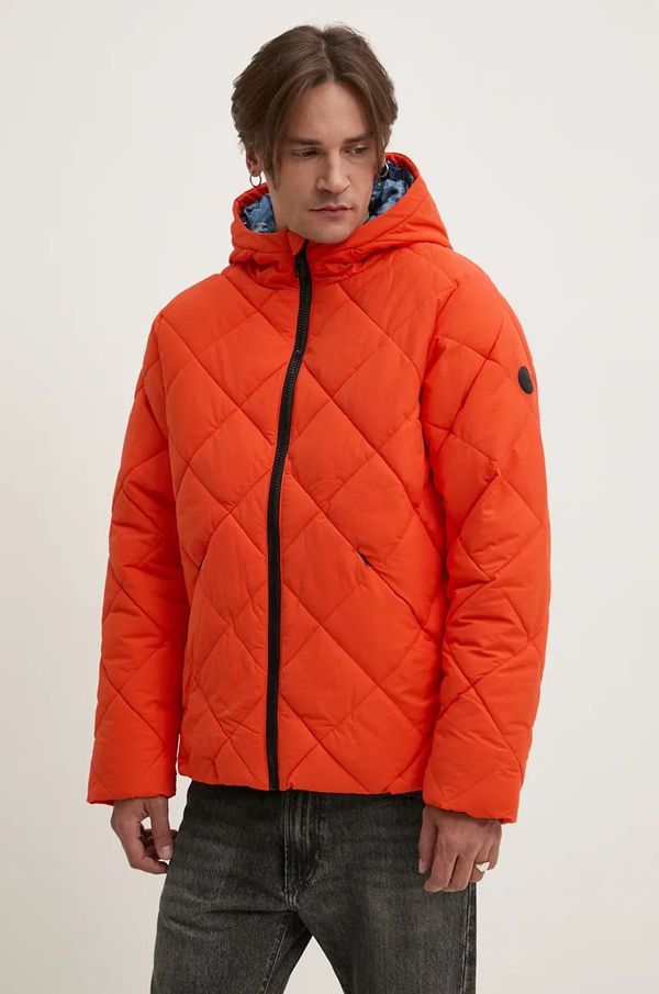 Desigual Jakna Desigual GRANT za muškarce, boja: narančasta, za zimu, 24WMEW12
