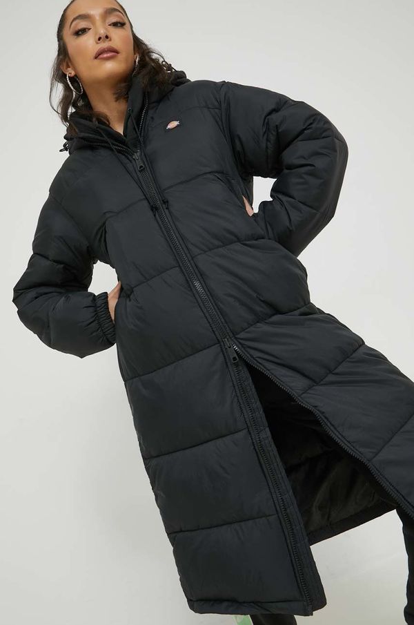 Dickies Jakna Dickies za žene, boja: crna, za zimu, oversize