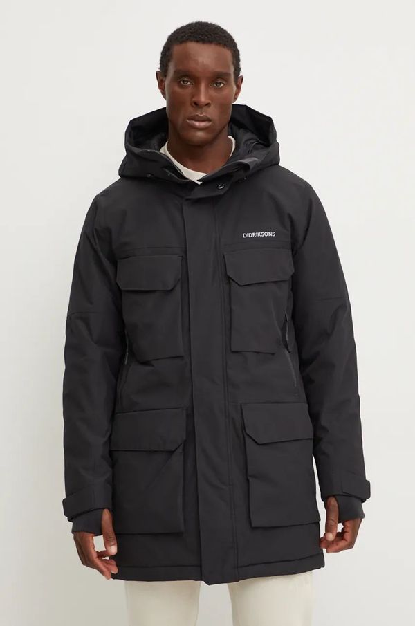 Didriksons Jakna Didriksons DREW za muškarce, boja: crna, za zimu, 505778