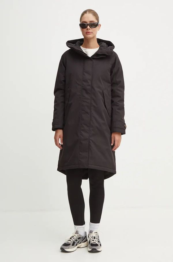 Didriksons Jakna Didriksons LUNA za žene, boja: crna, za prijelazno razdoblje, 505575