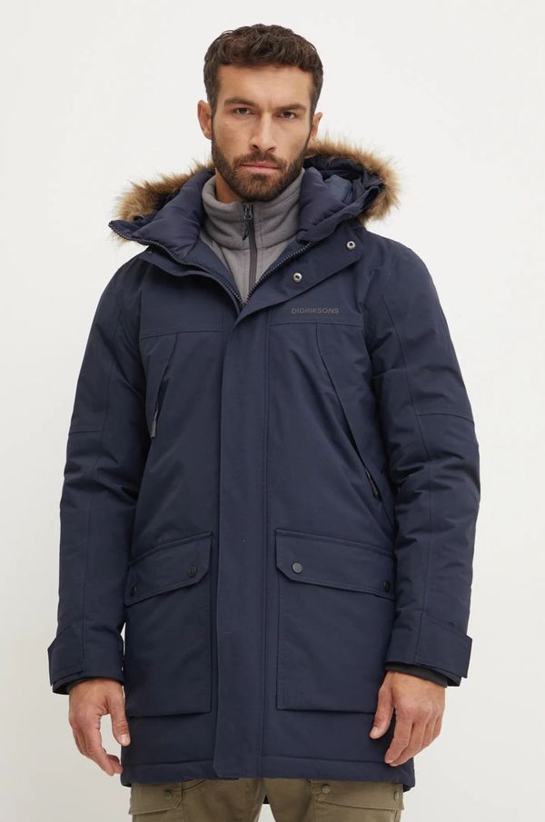Didriksons Jakna Didriksons RICK za muškarce, boja: tamno plava, za zimu, 505475