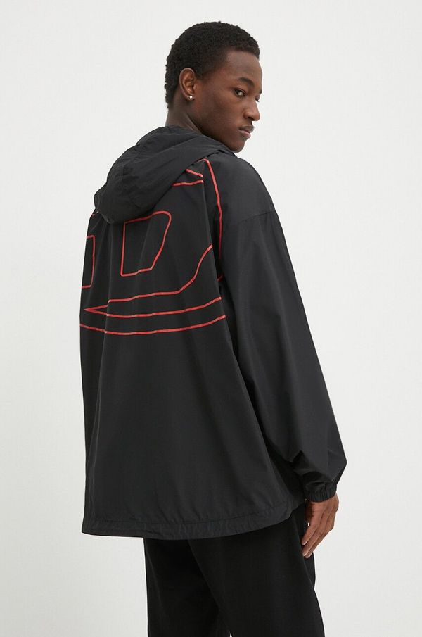 Diesel Jakna Diesel J-CLOG za muškarce, boja: crna, za prijelazno razdoblje, A12592.0IMAY