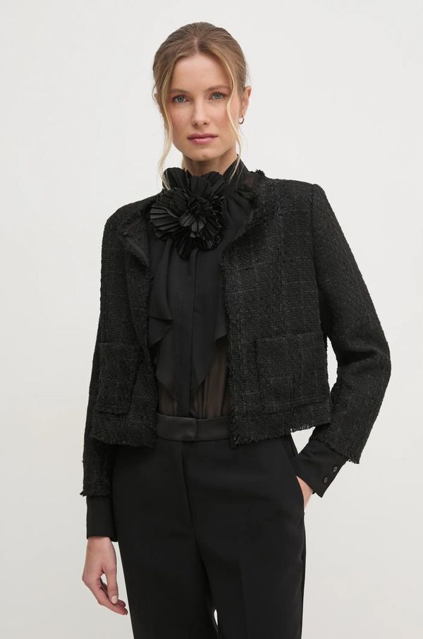 DKNY Jakna Dkny za žene, boja: crna, za prijelazno razdoblje, DJ4J6078