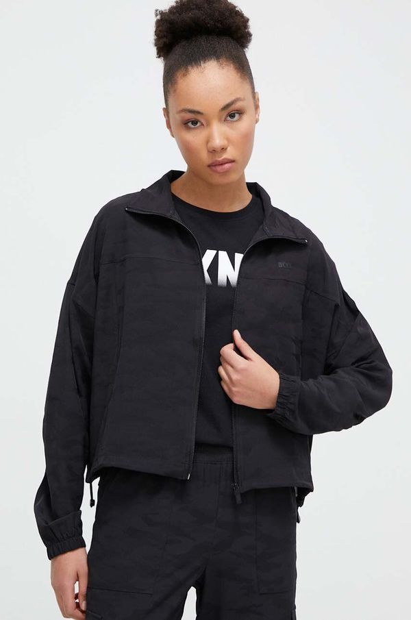 DKNY Jakna Dkny za žene, boja: crna, za prijelazno razdoblje, oversize