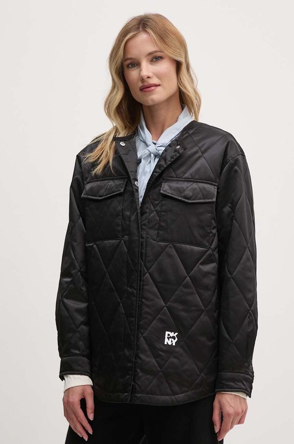 DKNY Jakna Dkny za žene, boja: crna, za prijelazno razdoblje, oversize, D2B4A112