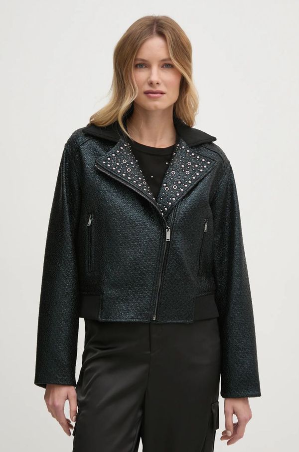 DKNY Jakna Dkny za žene, boja: crna, za prijelazno razdoblje, P4JJ6XIY