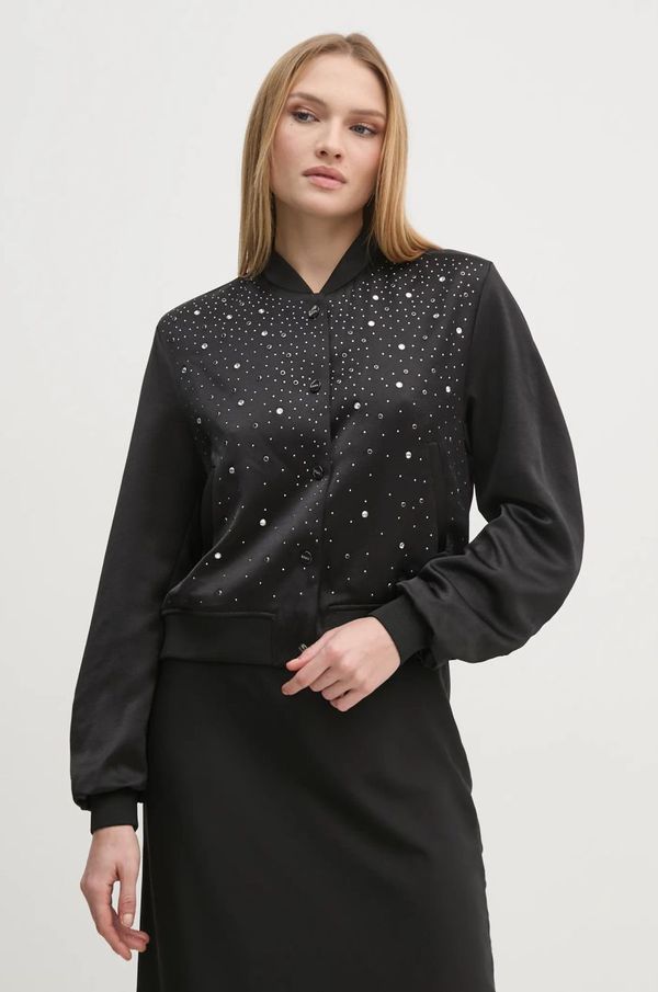 DKNY Jakna Dkny za žene, boja: crna, za prijelazno razdoblje, P4JJZXIZ