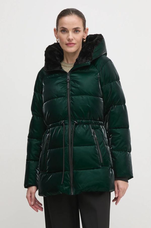 DKNY Jakna Dkny za žene, boja: zelena, za zimu, DLEMPS63